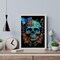 Skull Paint by Numbers Kit for Adults-Butterfly Adult Paint by Number Kits on Canvas,Skeleton Painting by Number Adult for Gift Home Wall Decor(16x20inch)